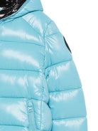 Giacca trapuntata per bambino Save The Duck Kids azzurro con cappuccio<BR/> - Rubino Kids