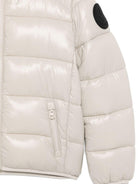 Giacca trapuntata per bambino Save The Duck Kids beige con cappuccio - Rubino Kids