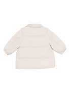 Giacca trapuntata per neonata Emporio Armani Kids beige con monogramma - Rubino Kids
