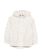 Giacca Waiton per bambina Molo bianca con stampa a cuori all - over - Rubino Kids