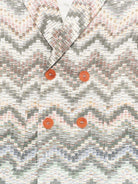 Giacche per bambino Missoni Kids beige con motivo a zig - zag - Rubino Kids