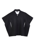 Gilet crop per bambina DKNY Kids nero con zip - Rubino Kids