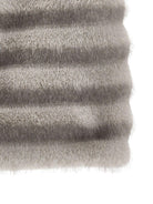 Gilet in eco - pelliccia per bambina Monnalisa grigio effetto volpe - Rubino Kids