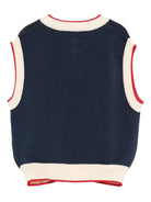 Gilet per bambina Bobo Choses blu con motivo floreale - Rubino Kids