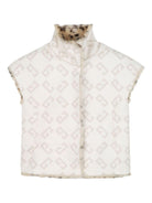 Gilet per bambina Givenchy Kids animalier con stampa ghepardo - Rubino Kids