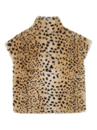 Gilet per bambina Givenchy Kids animalier con stampa ghepardo - Rubino Kids