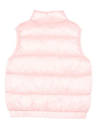 Gilet per bambina Moschino Kids rosa con design trapuntato - Rubino Kids
