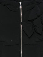 Gilet per bambina Simonetta nero con dettaglio fiocco - Rubino Kids