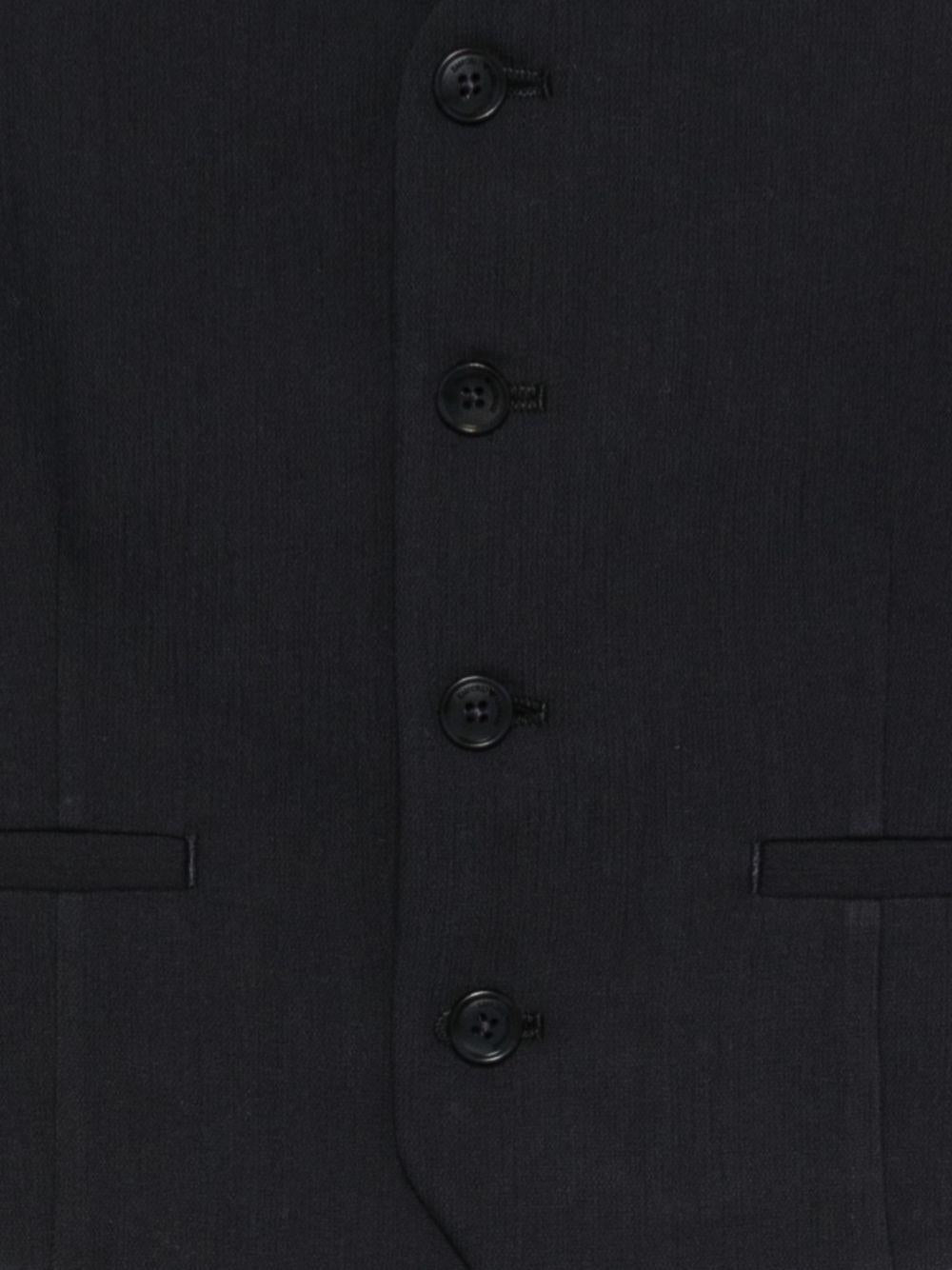 Gilet per bambino Emporio Armani Kids blu con chiusura a bottoni - Rubino Kids