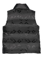 Gilet per bambino Givenchy Kids nero con motivo monogramma - Rubino Kids