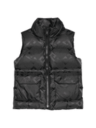 Gilet per bambino Givenchy Kids nero con motivo monogramma - Rubino Kids
