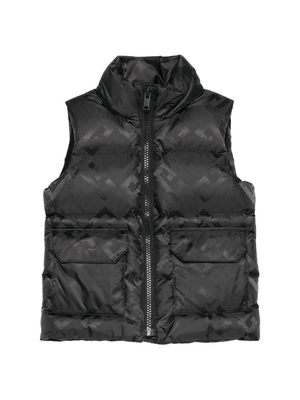 Gilet per bambino Givenchy Kids nero con motivo monogramma
