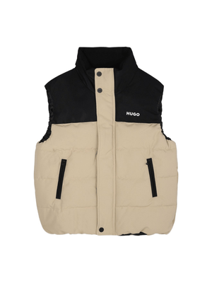 Gilet per bambino Hugo Kids multicolore con design color-block