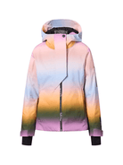 Giubbini per bambina Molo rosa con stampa arcobaleno - Rubino Kids