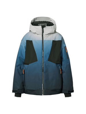 Giubbino Alpine per bambino blu con chiusura frontale con zip