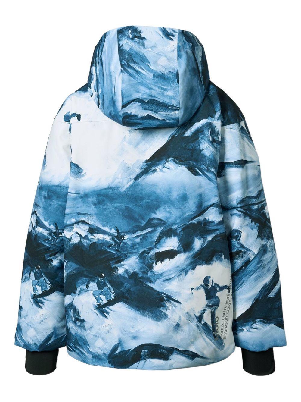 Giubbino Alpine per bambino Molo multicolore con chiusura frontale con zip - Rubino Kids