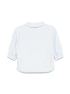 Giubbino baby in popeline per neonato Fendi Kids azzurro con logo FF all - over - Rubino Kids