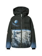 Giubbino Castor per bambino Molo multicolore con stampa grafica all - over - Rubino Kids