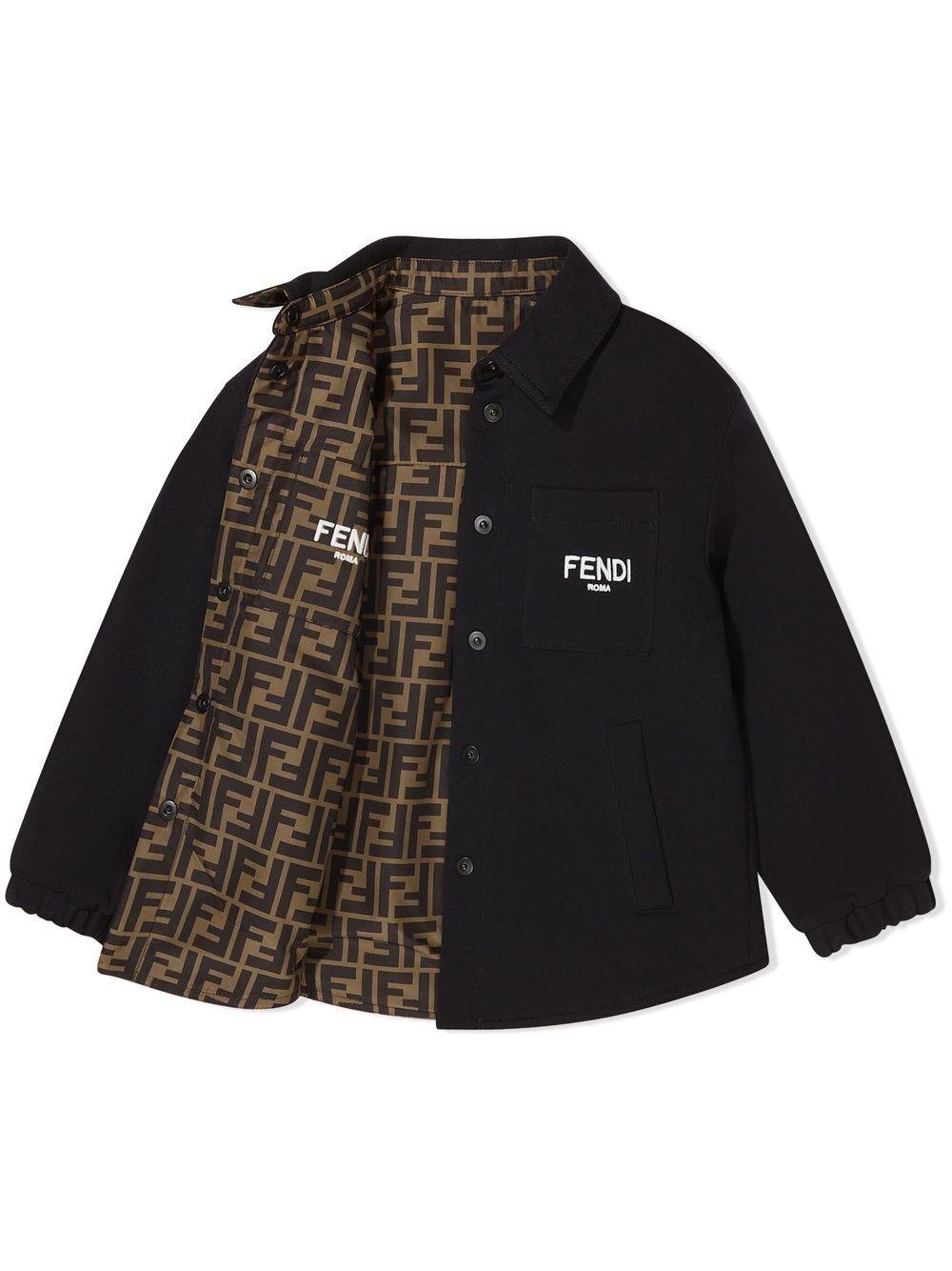 FENDI kids ジャケット Baby Shirt Jacket Light blue | Fendi