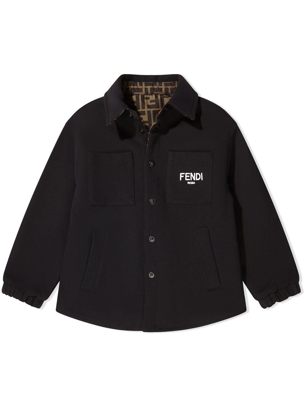 FENDI KIDS logo-print jacket | Offer Price