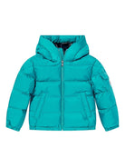 Giubbino Eranu per bambino Moncler Enfant blu con design trapuntato - Rubino Kids