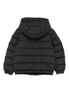 Giubbino Grecois per bambini Moncler Enfant nero con design trapuntato - Rubino Kids