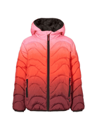 Giubbino Hao per bambina Molo rosso con cappuccio rimovibile - Rubino Kids