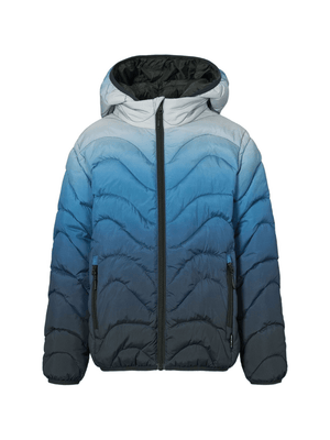 Giubbino Hao per bambino Molo blu con cappuccio staccabile