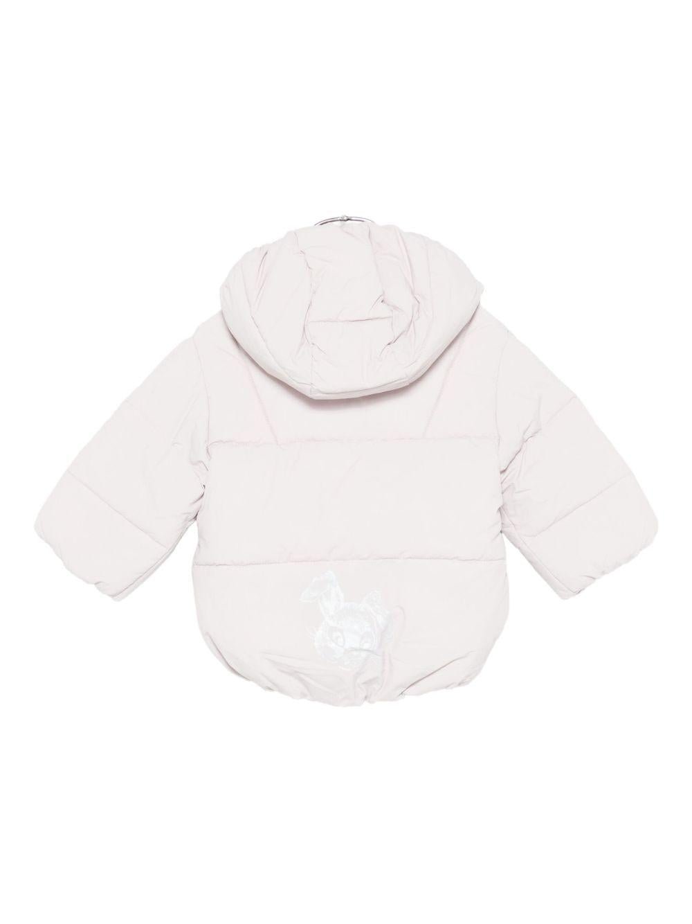 Giubbino Harpo per neonata viola con coniglio sul retro - Rubino Kids