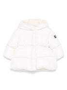 Giubbino imbottito per neonata Il Gufo bianco con design traputato - Rubino Kids