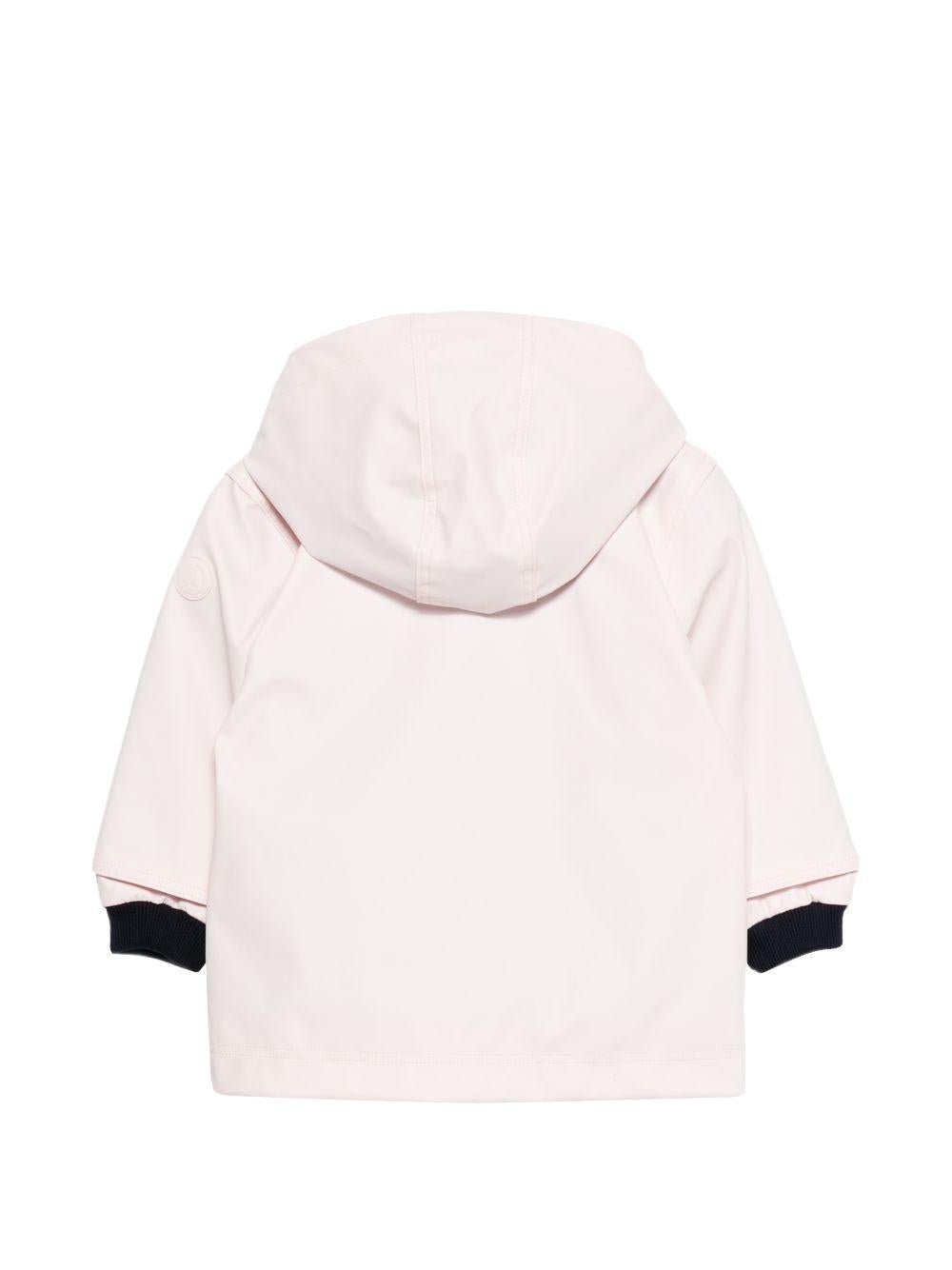 Giubbino impermeabile per neonata Petit Bateau rosa con cappuccio - Rubino Kids