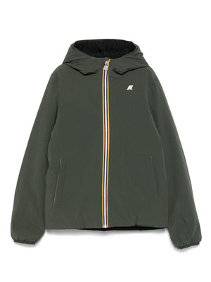 Giubbino Jack ST Warm  per bambino K-Way Kids verde con design termico