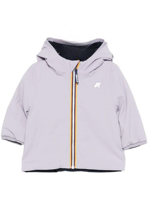 Giubbino Jacques per neonata K-Way Kids viola con design imbottito