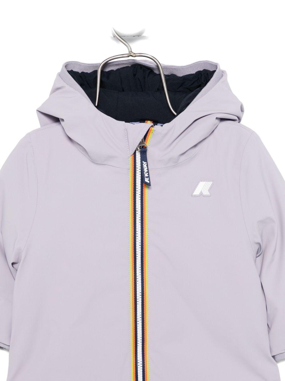 Giubbino Jacques per neonata K - Way Kids viola con design imbottito - Rubino Kids