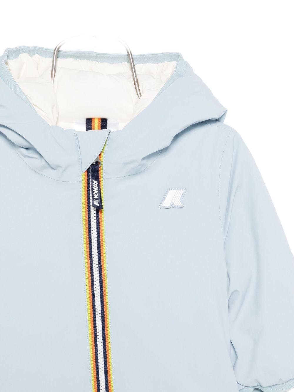 Giubbino Jacques per neonato K - Way Kids azzurro con design imbottito - Rubino Kids