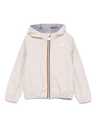 Giubbino Jake per bambino K Way Kids beige con tasche con zip - Rubino Kids
