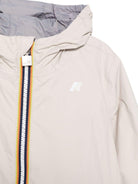 Giubbino Jake per bambino K Way Kids beige con tasche con zip - Rubino Kids