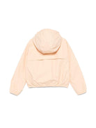 Giubbino Laurette per bambina K Way Kids rosa con cappuccio ampio - Rubino Kids