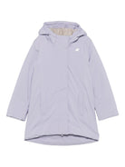 Giubbino P. Denise Marmotta per bambina K - Way Kids viola con cappuccio classico - Rubino Kids