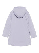 Giubbino P. Denise Marmotta per bambina K - Way Kids viola con cappuccio classico - Rubino Kids