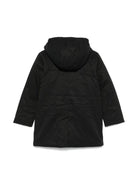 Giubbino P. Jacko Marmotta per bambino K - Way Kids nero con dettaglio con logo in gomma - Rubino Kids