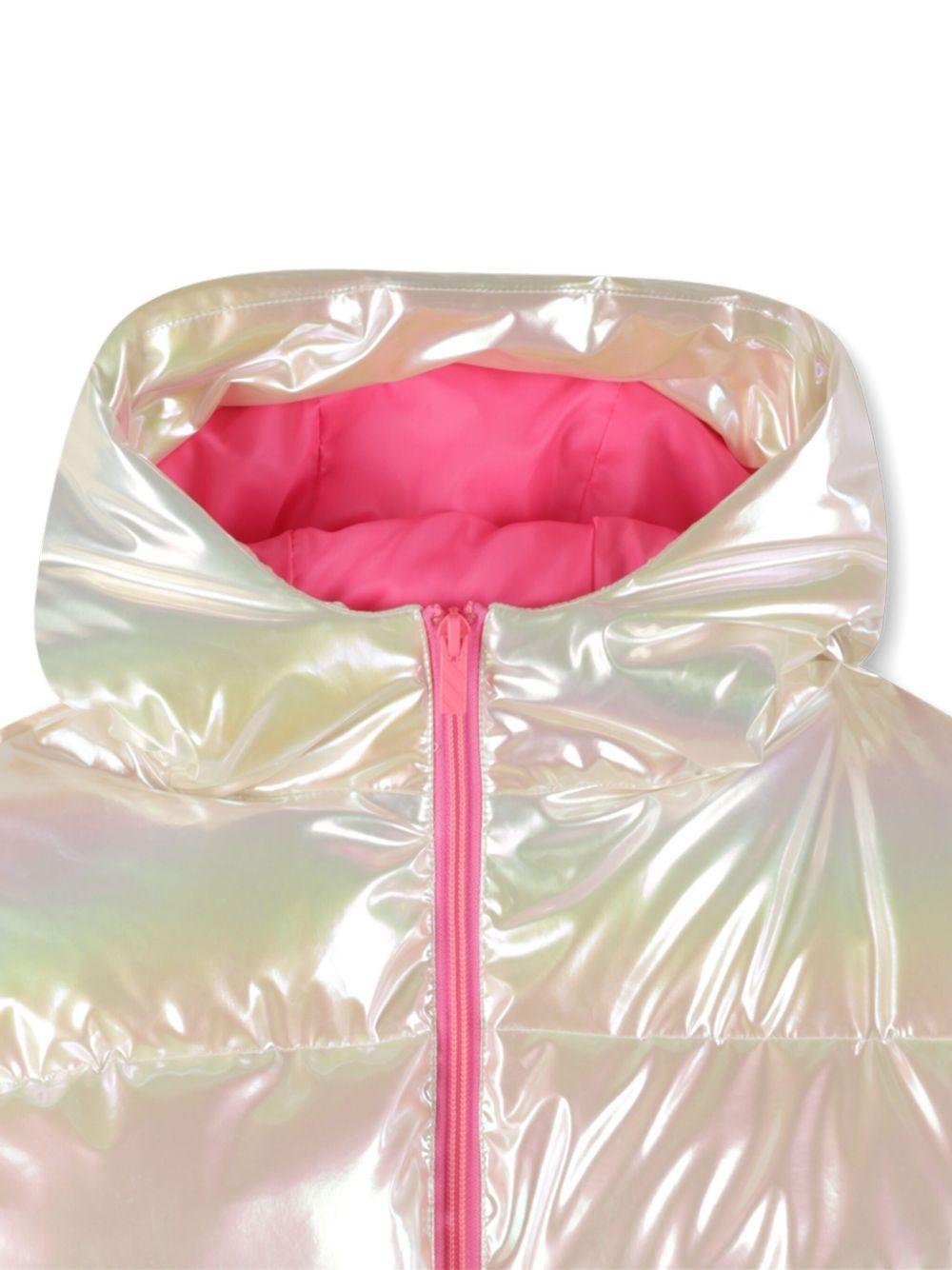 Giubbino per bambina Billieblush bianco con design iridescente - Rubino Kids