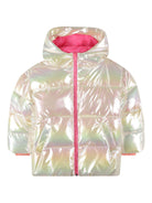 Giubbino per bambina Billieblush bianco con design iridescente - Rubino Kids