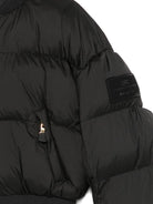 Giubbino per bambina Elisabetta Franchi La Mia Bambina nero con design trapuntato - Rubino Kids