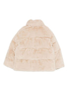 Giubbino per bambina Emporio Armani Kids beige con design trapuntato - Rubino Kids