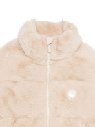 Giubbino per bambina Emporio Armani Kids beige con design trapuntato - Rubino Kids