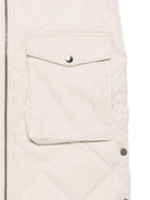 Giubbino per bambina Emporio Armani Kids beige con motivo trapuntato - Rubino Kids