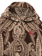 Giubbino per bambina Etro Kids marrone con motivo paisley - Rubino Kids