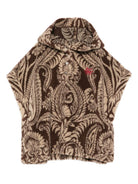 Giubbino per bambina Etro Kids marrone con motivo paisley - Rubino Kids