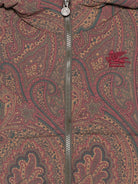 Giubbino per bambina Etro Kids marrone con stampa Paisley - Rubino Kids